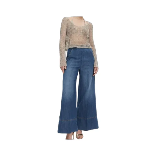 Halterneck Triangle-Cup Knitted Top