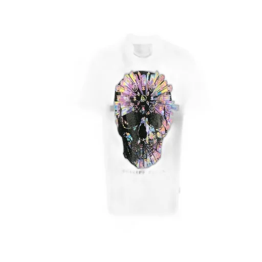 Skull-Appliqué T-Shirt