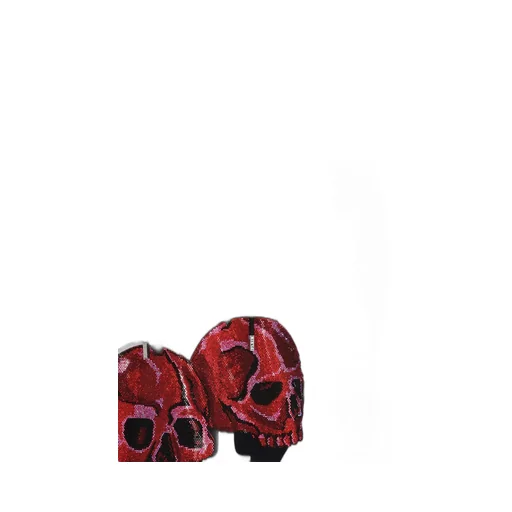 Rhinestone-Cherries Cotton Hoodie
