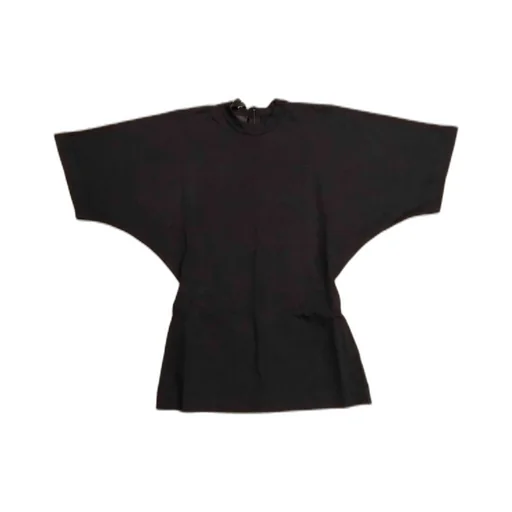 High-Neck Short-Sleeve Top