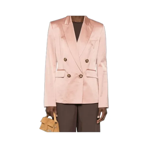 Long-Sleeved Double Breasted Jacket