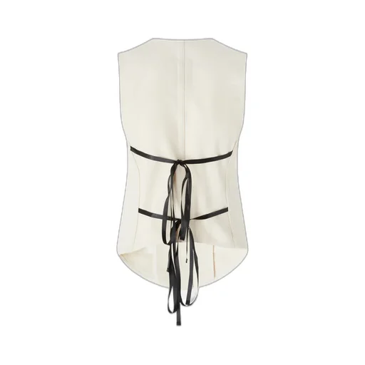 Slim-Fitting Denim Waistcoat