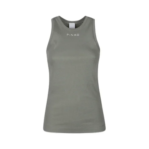 Logo Lettering Ribbed Vest