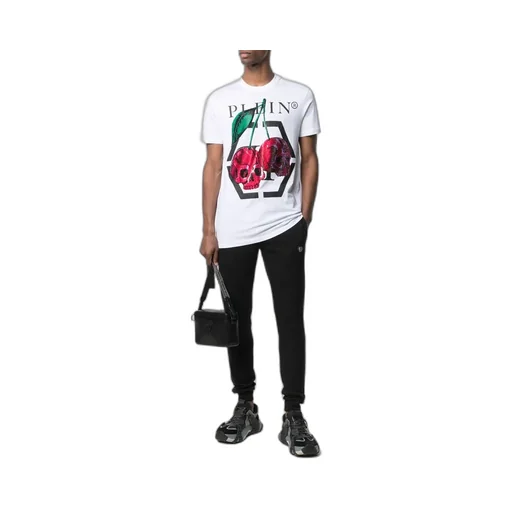 Decorated Cherry Printed T-Shirt