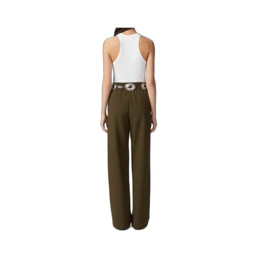 Logo Lettering Ribbed Camisole Top