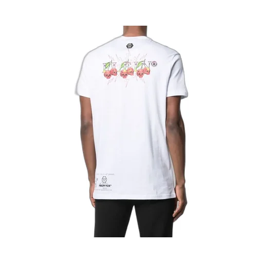 Decorated Cherry Printed T-Shirt
