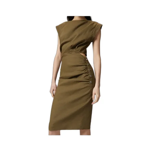 Cap-Sleeve Dress