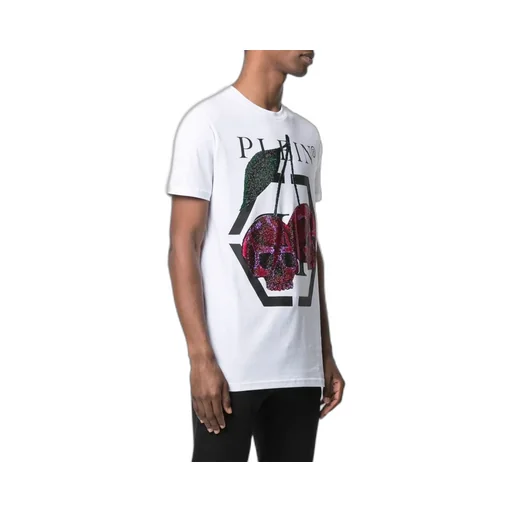 Decorated Cherry Printed T-Shirt