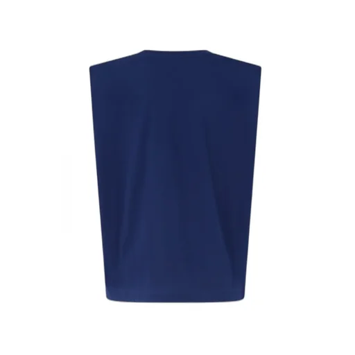 Sleeveless T-Shirt With Pinko Logo