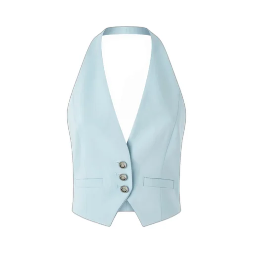 Halterneck Cropped Vest