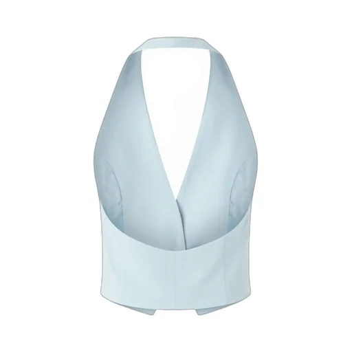 Halterneck Cropped Vest