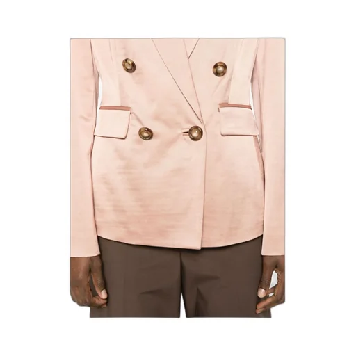 Long-Sleeved Double Breasted Jacket