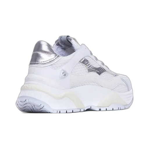 Logo Embossed Lace-Up Sneakers