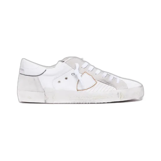 Paris Logo Patch Low-Top Sneakers