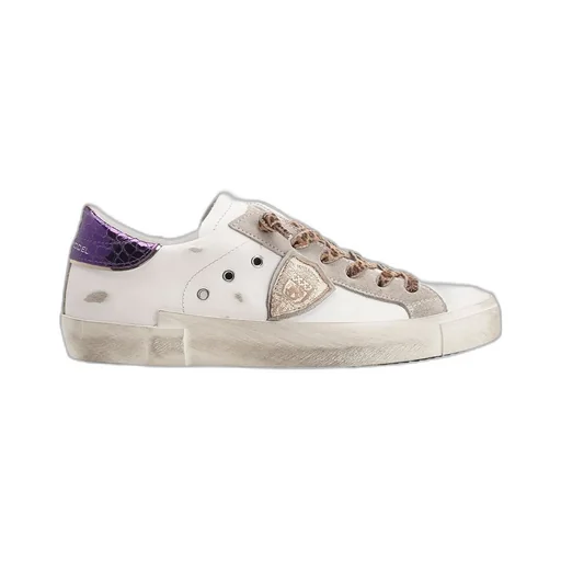 Distressed Lace-Up Sneakers