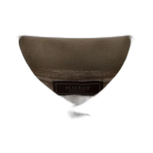 Ribbed Knit Polo Shirt