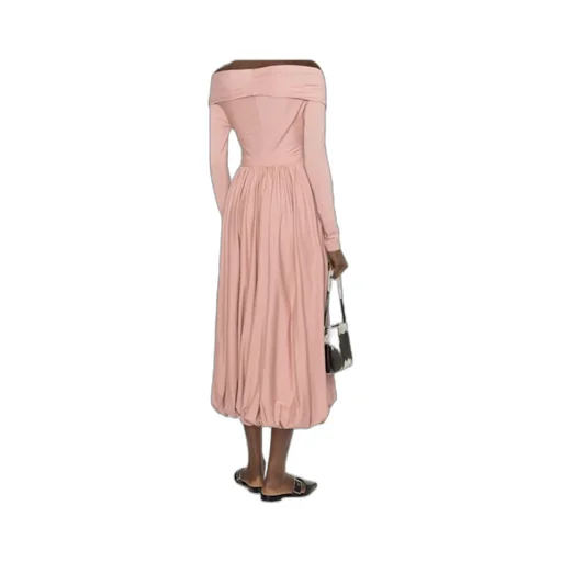 Cotton Jersey Midi Dress
