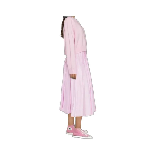 Pleated Midi Skirt