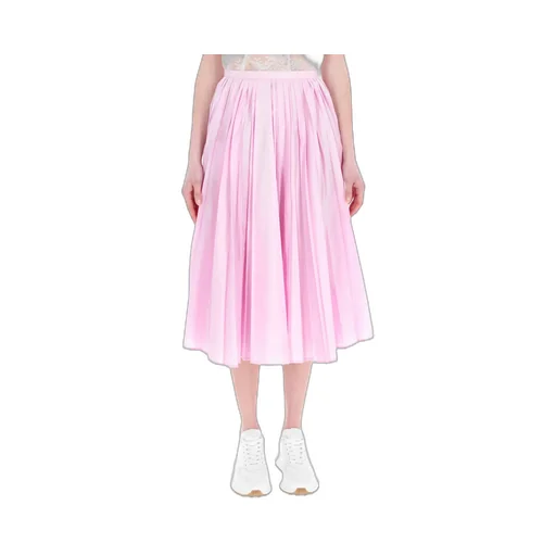 Pleated Midi Skirt