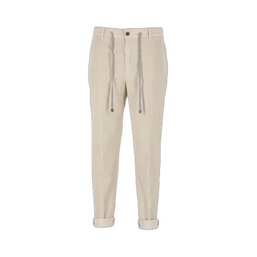 Drawstring-Waist Corduroy Trousers