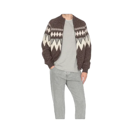 Patterned Jacquard Cardigan