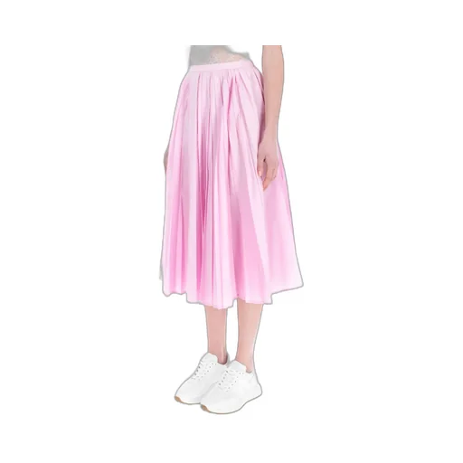 Pleated Midi Skirt