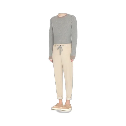 Drawstring-Waist Corduroy Trousers