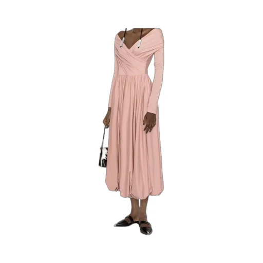 Cotton Jersey Midi Dress