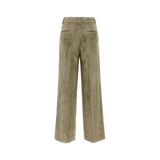 Low-Waisted Corduroy Trousers