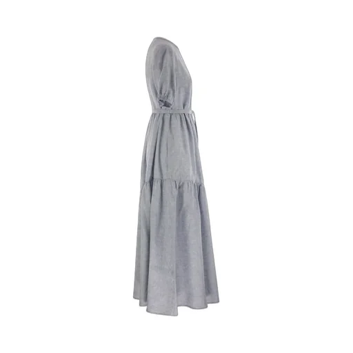 Long Dress In Pure Linen