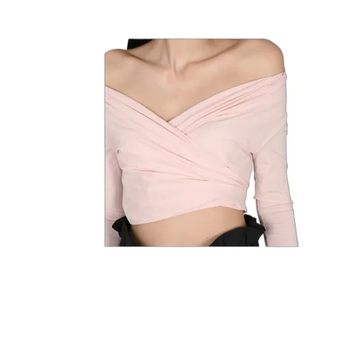 Wraparound V-Neck Top
