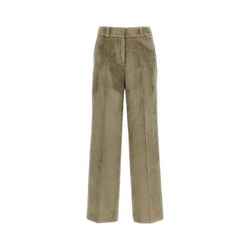 Low-Waisted Corduroy Trousers