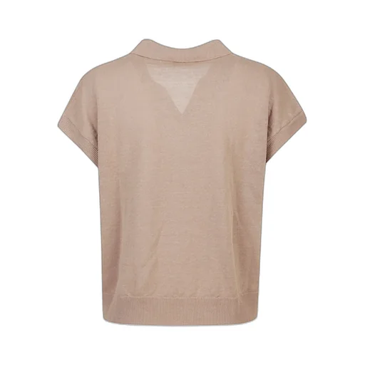 Chain Link Detailed Polo Top