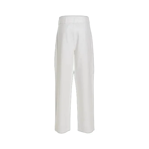 Belted High-Waist Trousers