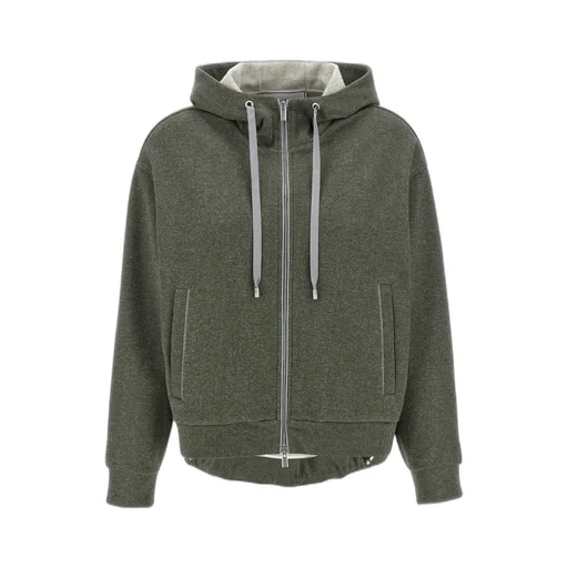 Lurex Drawstring Hoodie