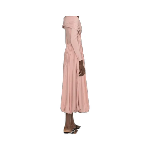 Cotton Jersey Midi Dress