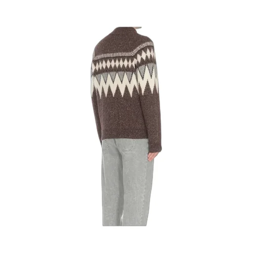 Patterned Jacquard Cardigan