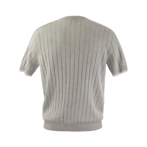 Ribbed Knit T-Shirt