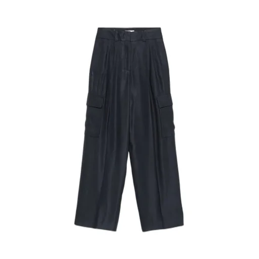 Pleated Cargo Trousers