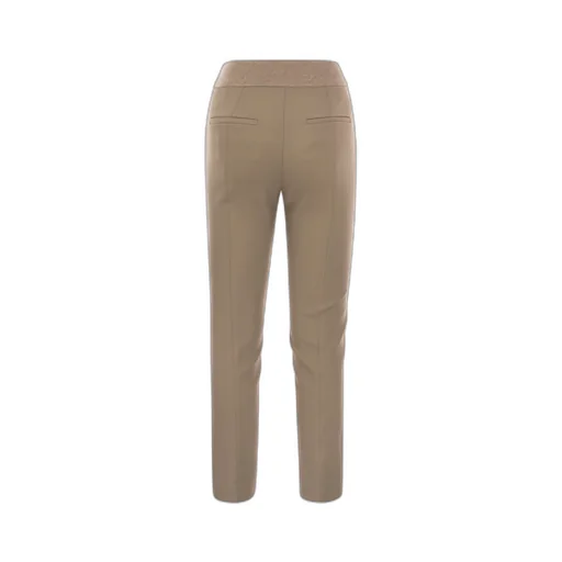 Stretch Gabardine Slim Trousers