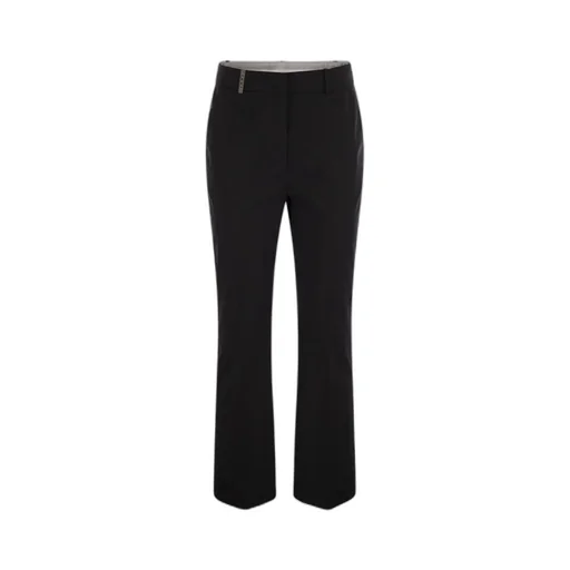 High-Waist Slim Pants