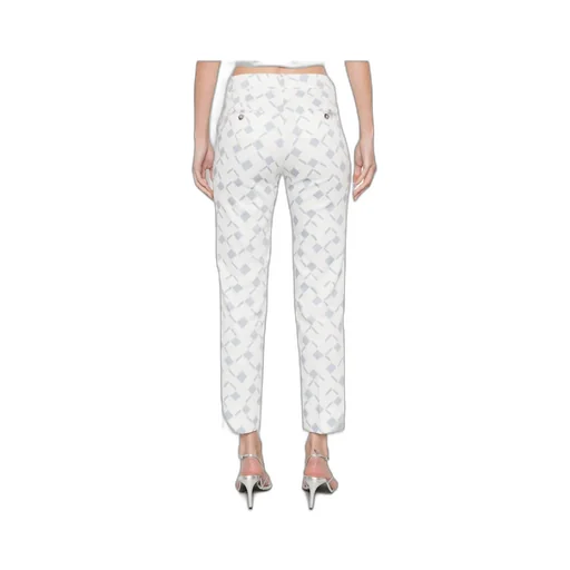 Geometric-Print Trousers