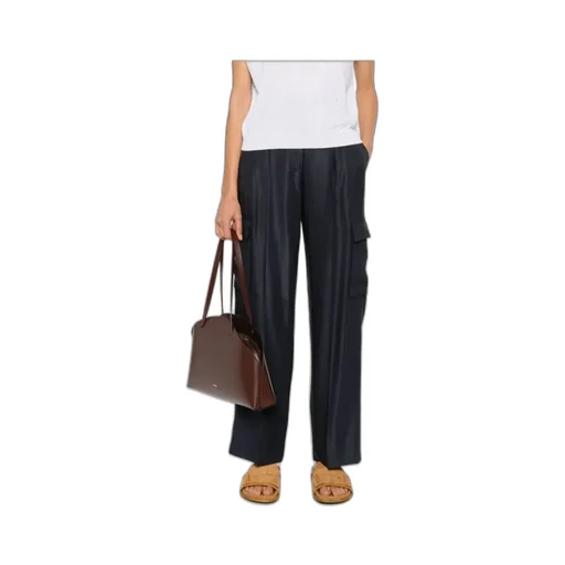 Pleated Cargo Trousers