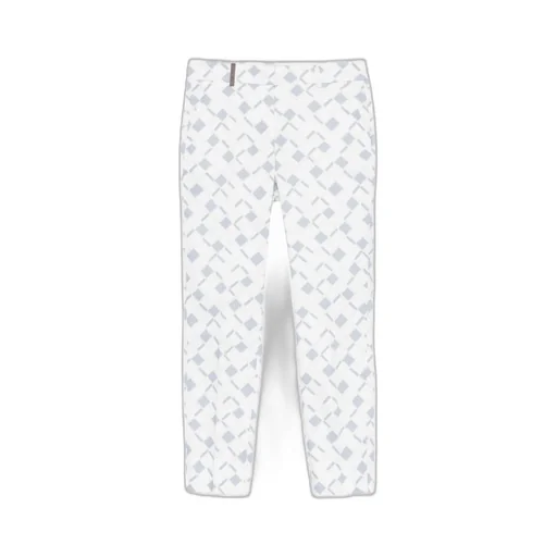 Geometric-Print Trousers