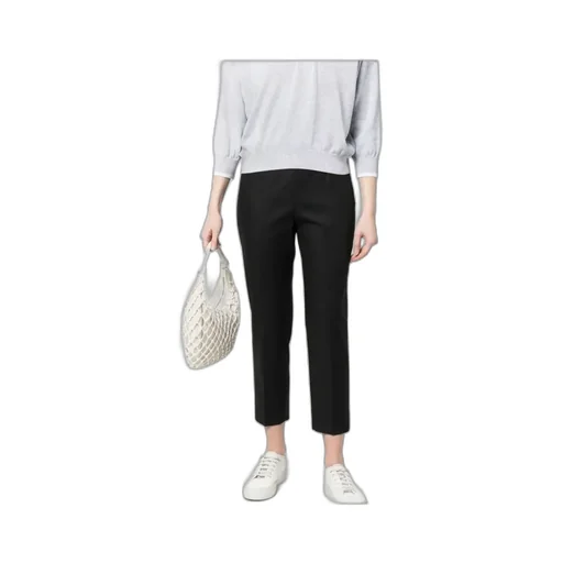 Cropped Tailored Trousers