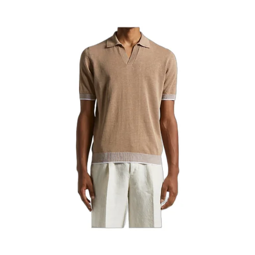 Crepe Polo Shirt