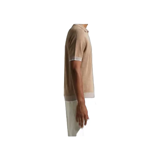Crepe Polo Shirt