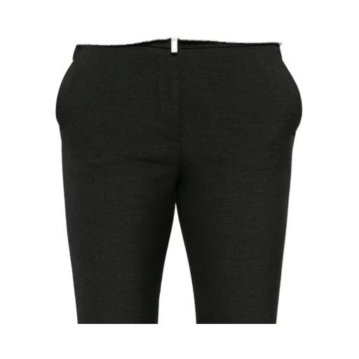 High-Waisted Creased Pants