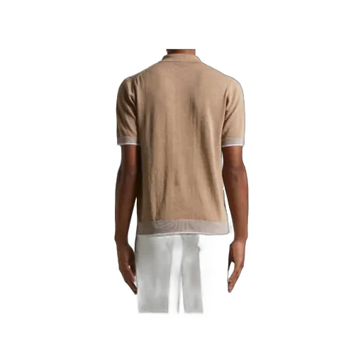 Crepe Polo Shirt