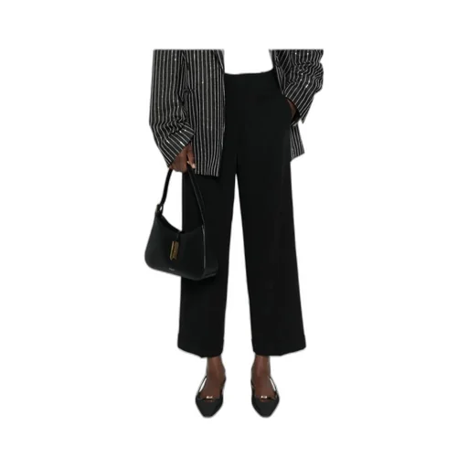 Pleated Straight Trousers